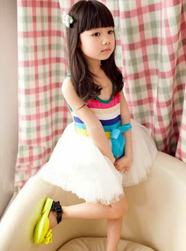baju pelangi rok tutu